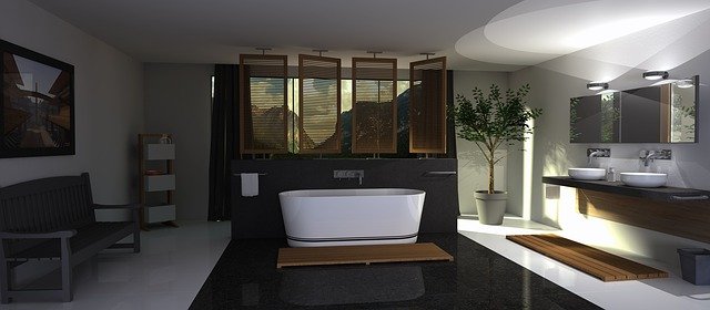 návrh luxusní koupelny